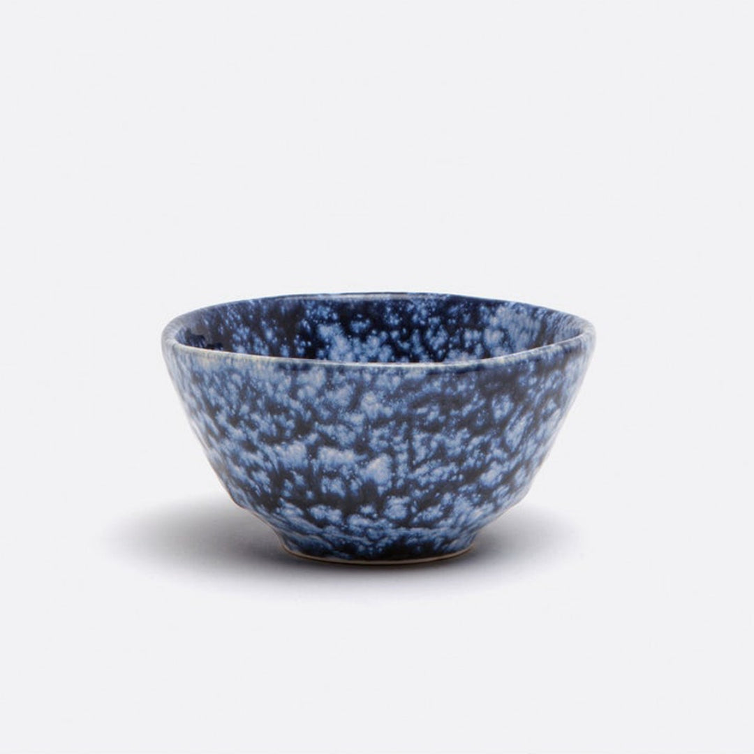 Isla Spotted White/Navy Cereal/Ice Cream Bowl Pack/4
