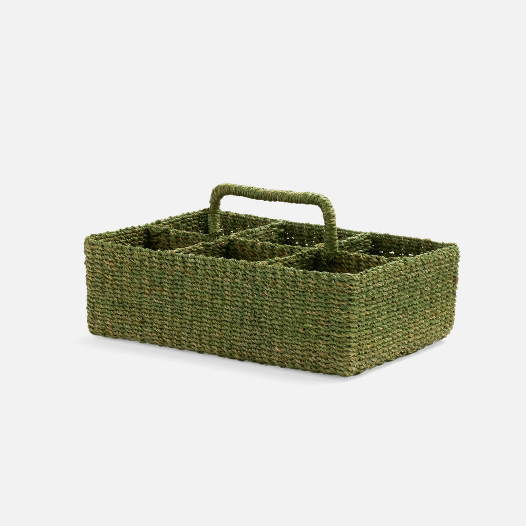 Voru Green Glassware Caddy Abaca Fiber