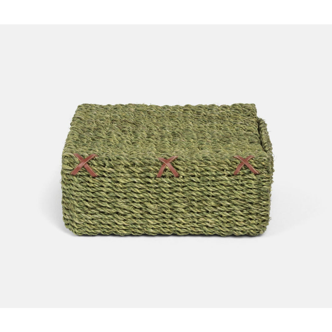 Voru Green Luncheon Napkin Holder Abaca Fiber Pack/2