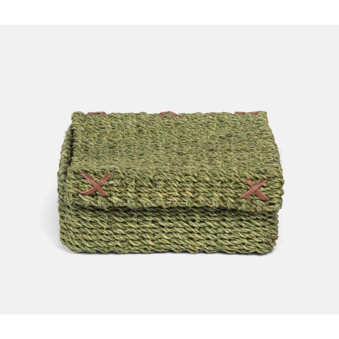 Voru Green Luncheon Napkin Holder Abaca Fiber Pack/2