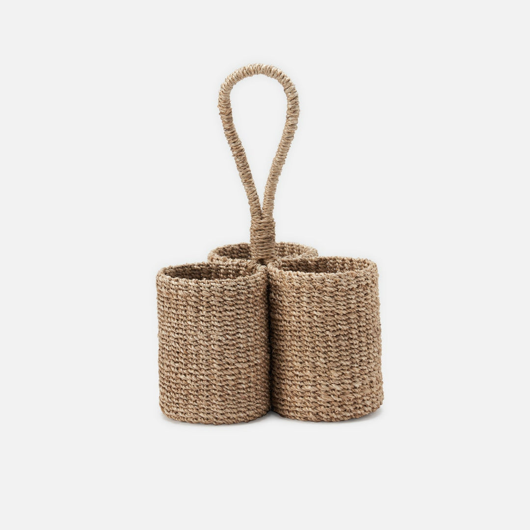 Voru Natural Wine Caddy Abaca Fiber