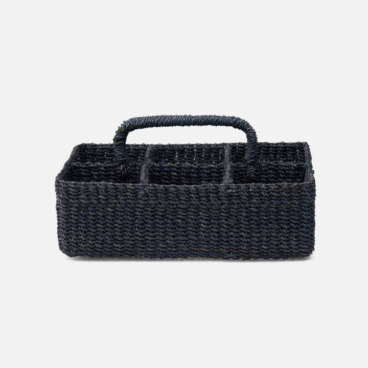 Voru Navy Glassware Caddy Abaca Fiber