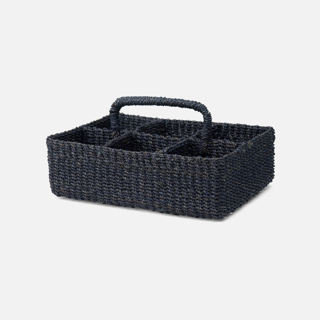 Voru Navy Glassware Caddy Abaca Fiber