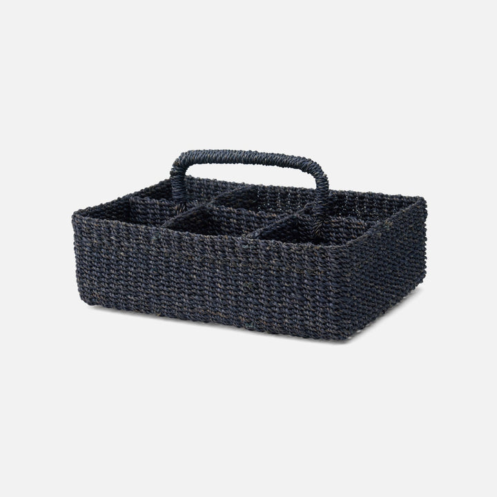 Voru Navy Glassware Caddy Abaca Fiber