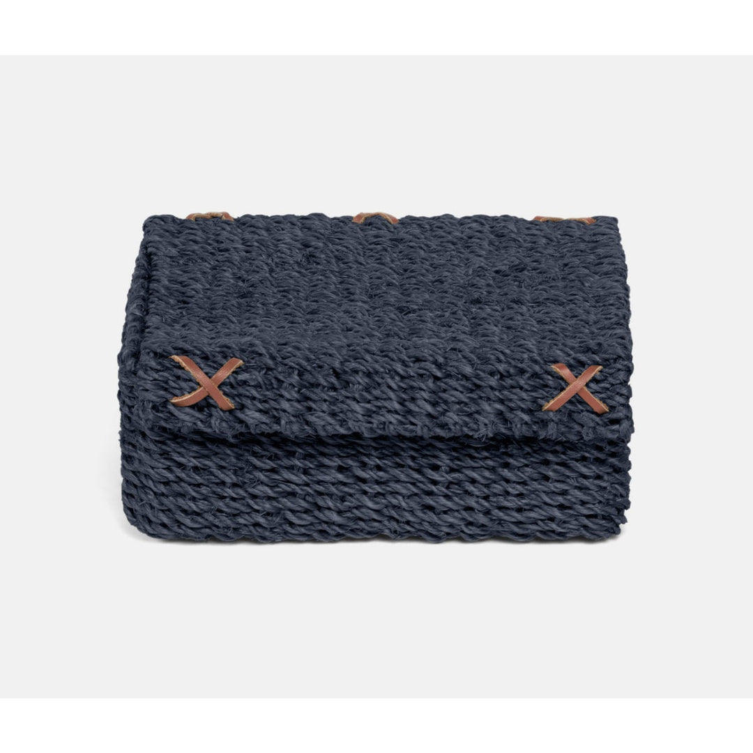Voru Navy Luncheon Napkin Holder Abaca Fiber Pack/2