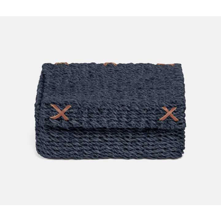 Voru Navy Luncheon Napkin Holder Abaca Fiber Pack/2