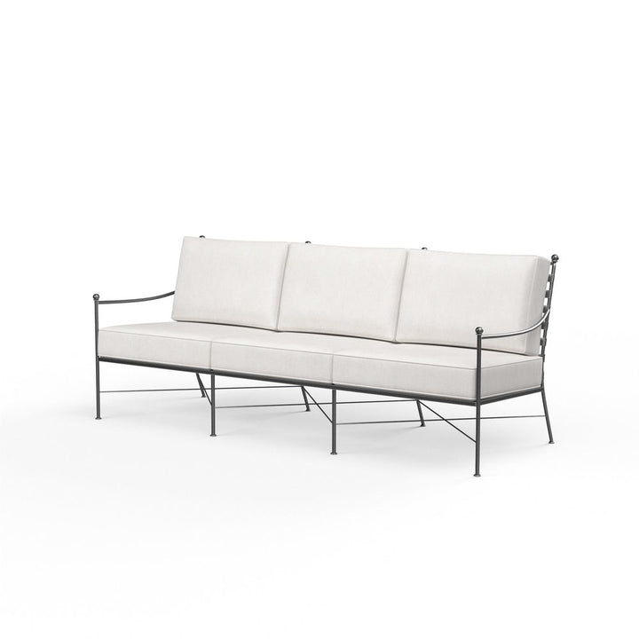 Outdoor Sofas and Sectionals Provence Sofa in Canvas Flax w/ Self Welt