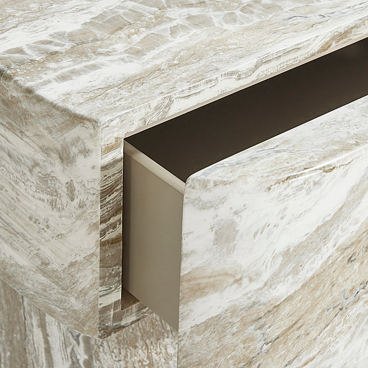 Arcadia Faux Stone Nightstand
