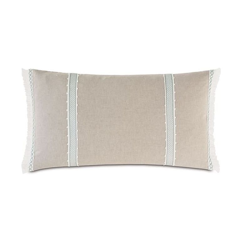 Bedding: Shams Oasis Gimp Detail Decorative Pillow