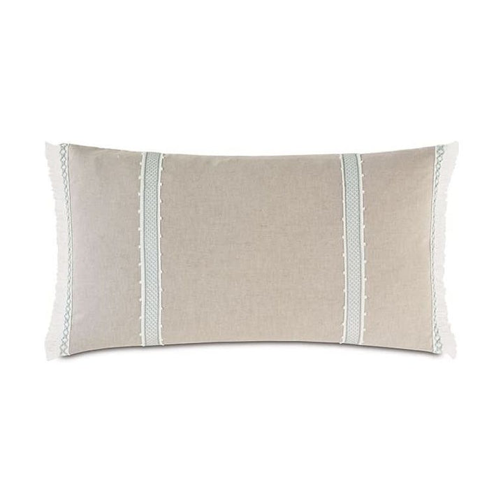 Bedding: Shams Oasis Gimp Detail Decorative Pillow