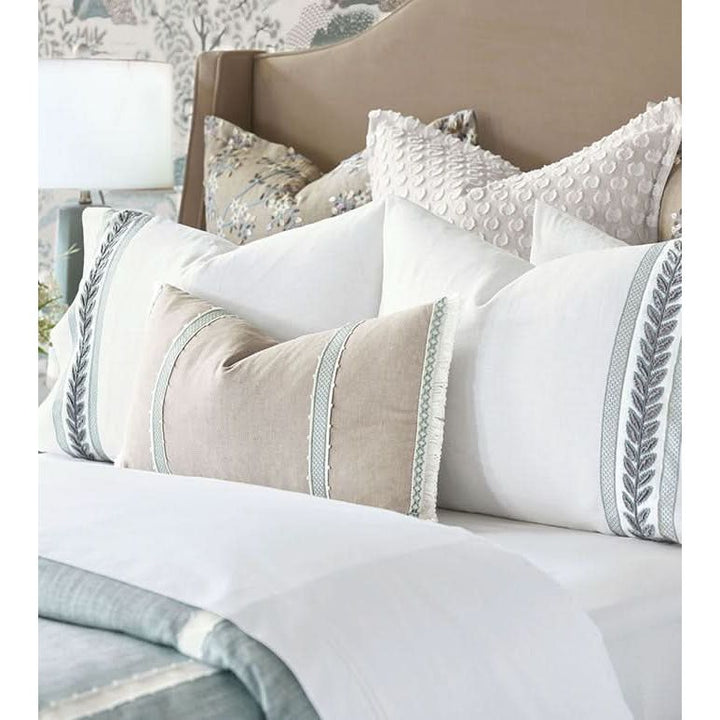 Bedding: Shams Oasis Gimp Detail Decorative Pillow