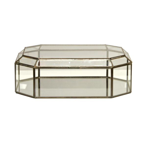 Boxes Box - Octagonal Clear Glass Bx