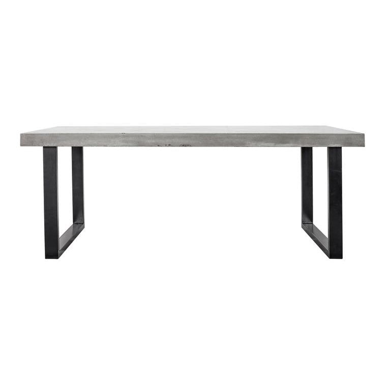 Jedrik Outdoor Dining Table-Moes-MOE-BQ-1018-25-0-Outdoor Dining TablesDark Grey-Large-1-France and Son