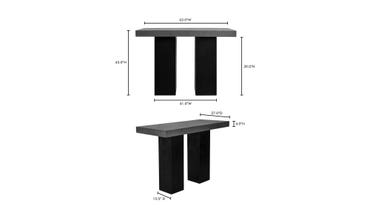 Lithic Outdoor Bar Table-Moes-MOE-BQ-1035-25-0-Outdoor Bar Tables-5-France and Son