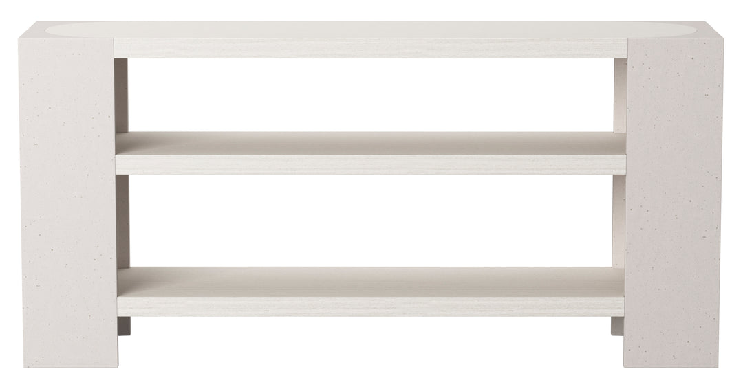 Stratum Console Table with Shelves