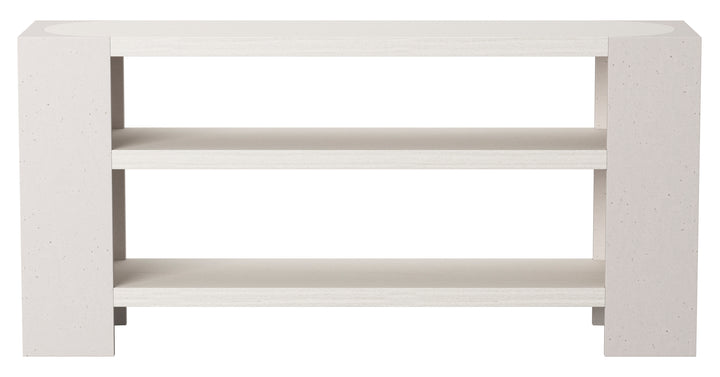 Stratum Console Table with Shelves