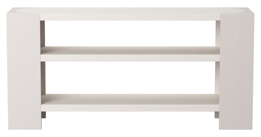 Stratum Console Table with Shelves