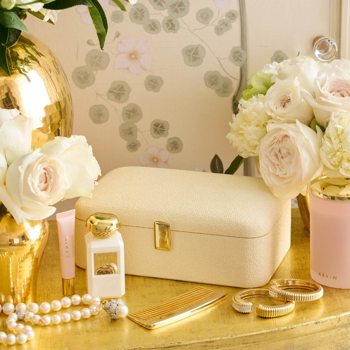 Abella Shagreen Large Jewelry Box - image 2
