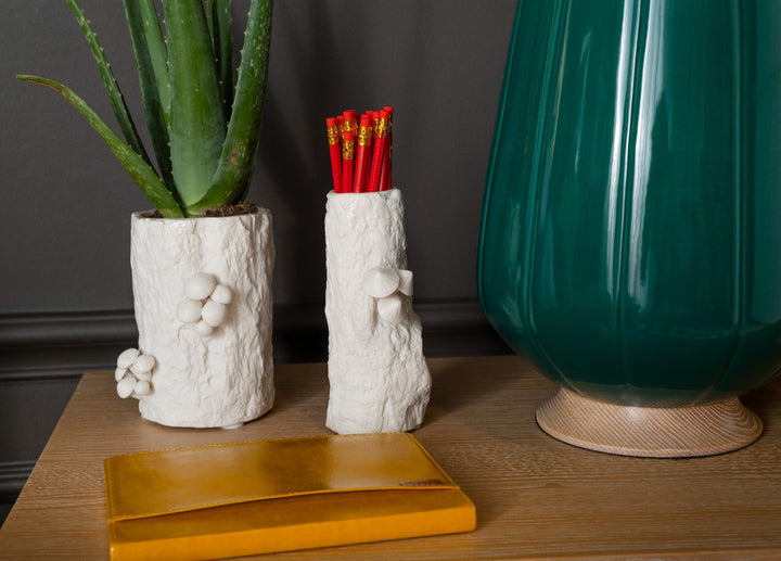 Branch Small Vase, Blanc de Chine