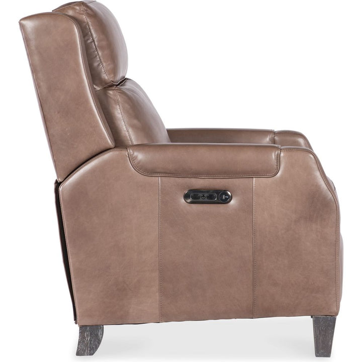 Nelson Power Recliner w/Power Headrest - Brown
