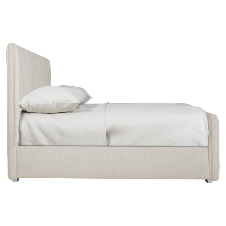Silhouette Queen Channel Upholstered Panel Bed
