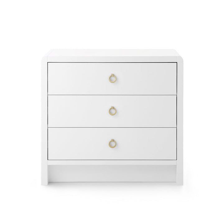 Bryant Linen 3-Drawer Side Table