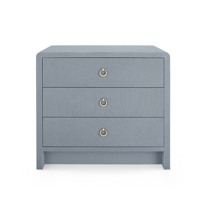 Bryant Linen 3-Drawer Side Table