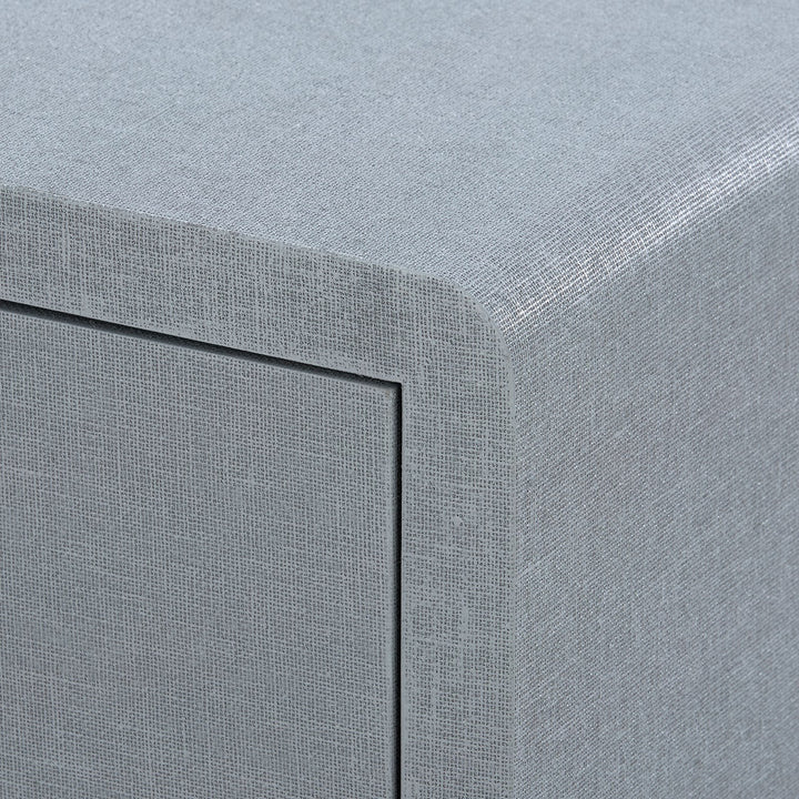 Bryant Linen 3-Drawer Side Table