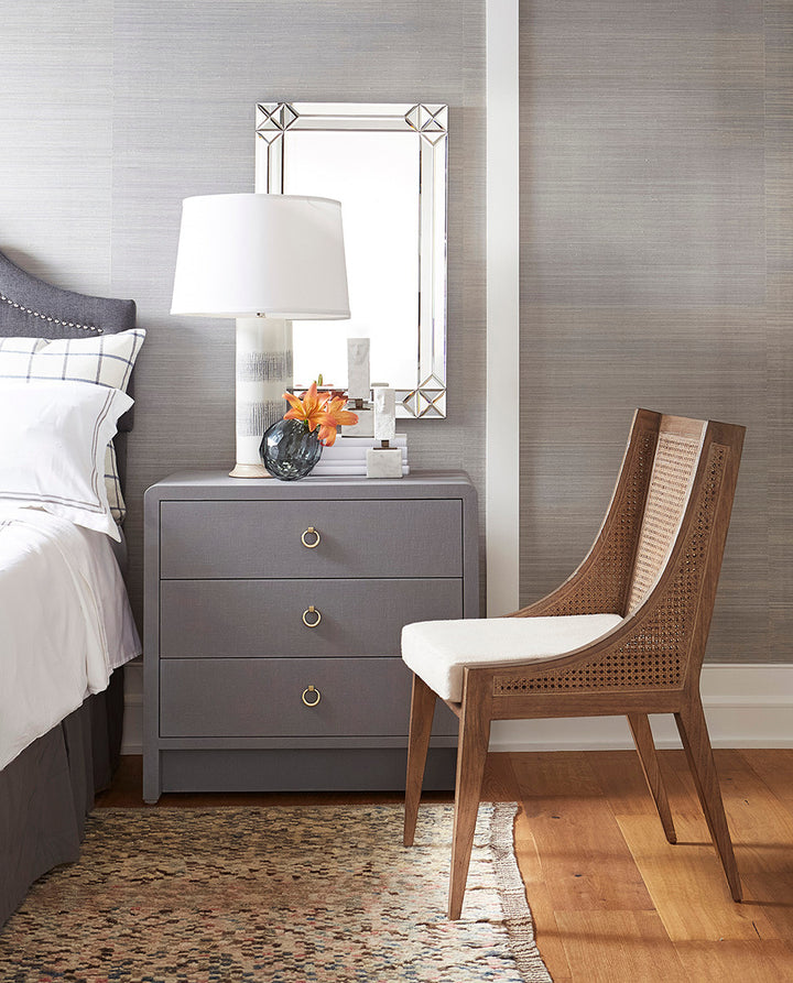 Bryant Linen 3-Drawer Side Table