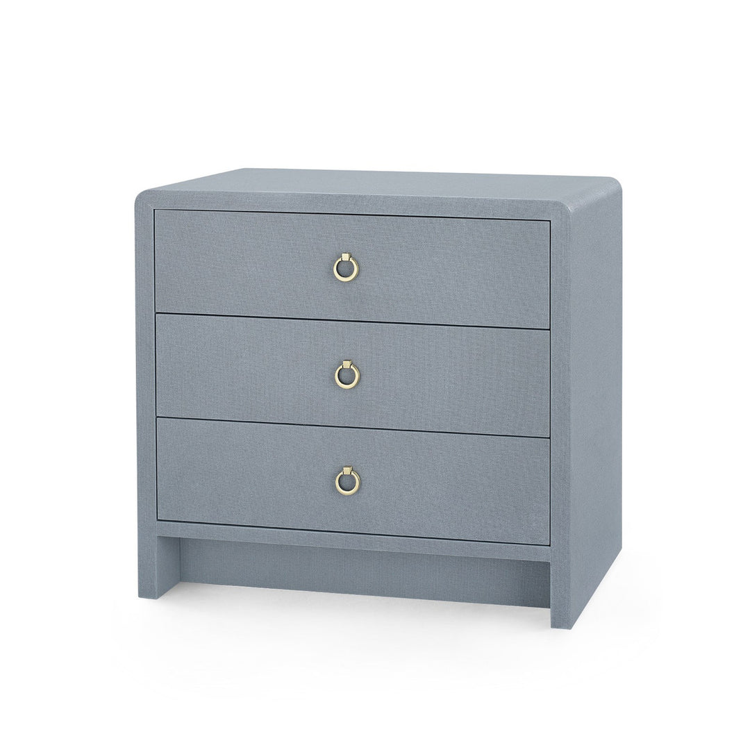 Bryant Linen 3-Drawer Side Table