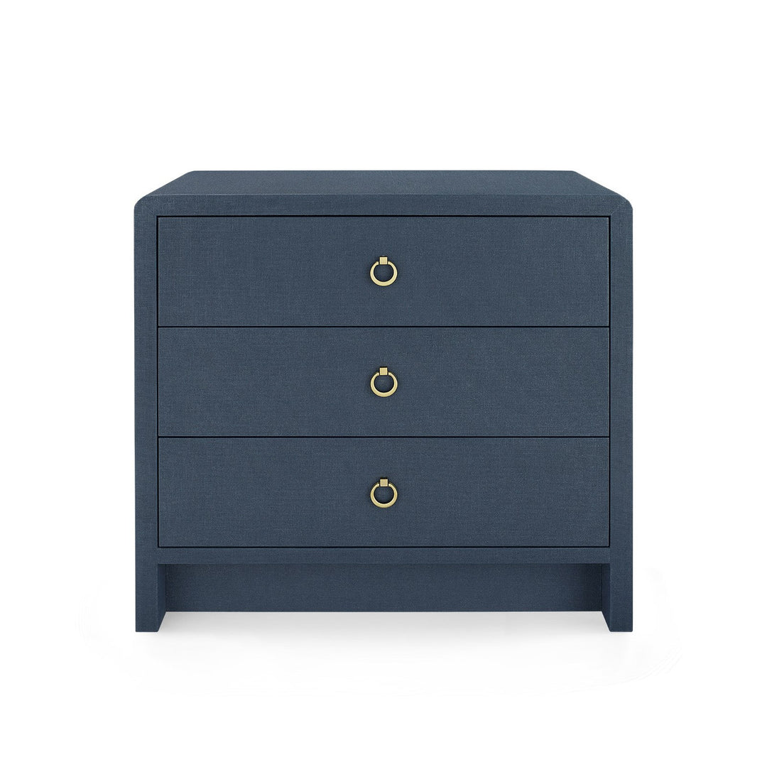 Bryant Linen 3-Drawer Side Table