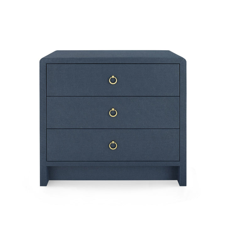 Bryant Linen 3-Drawer Side Table