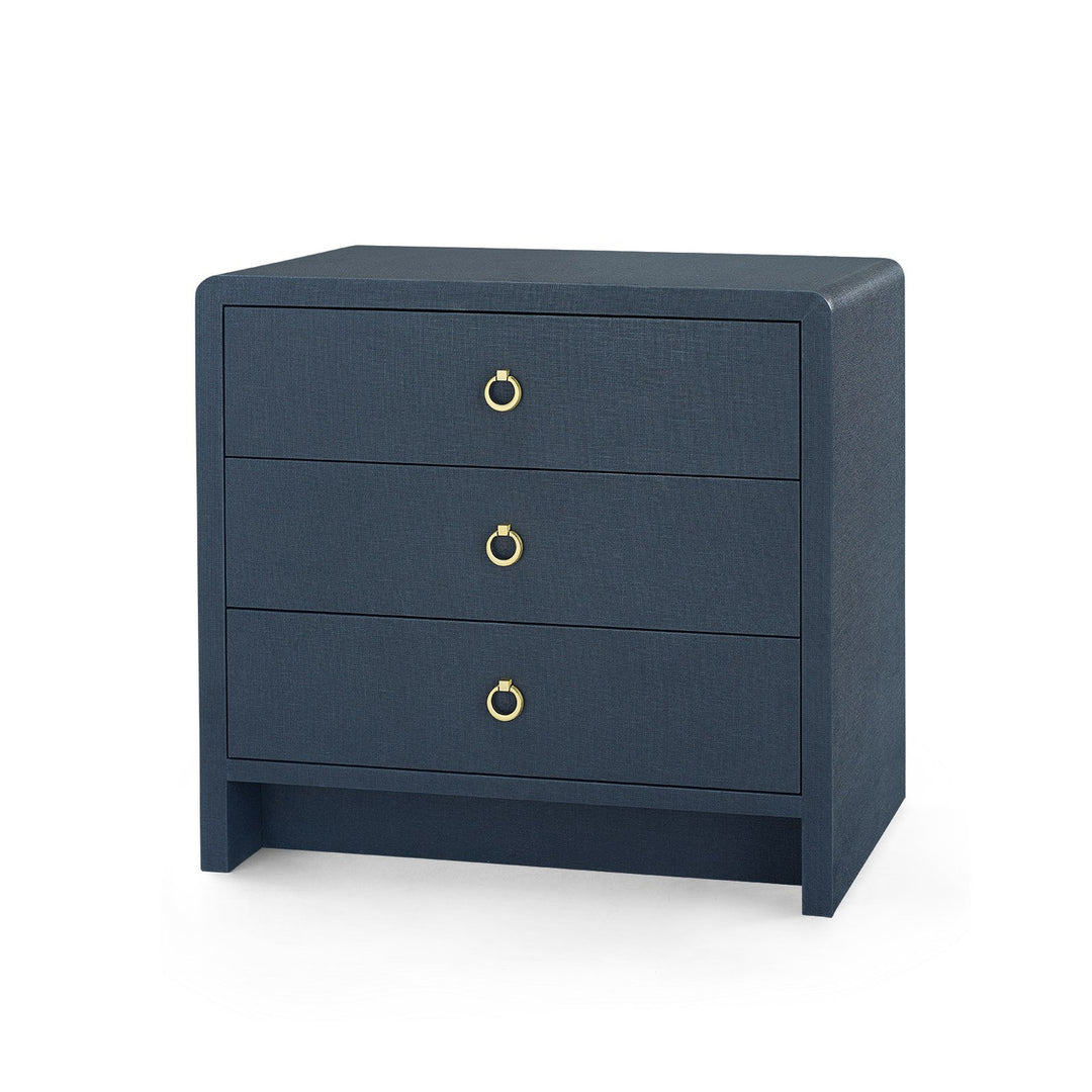 Bryant Linen 3-Drawer Side Table