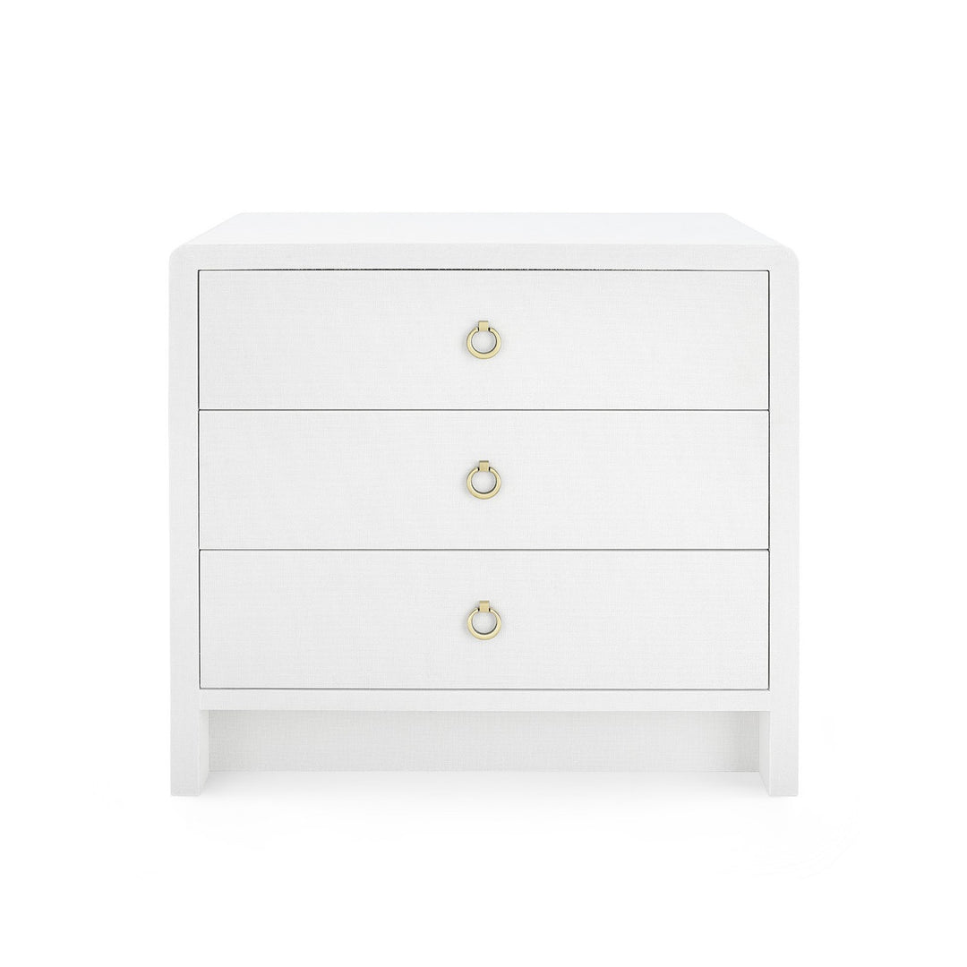 Bryant Linen 3-Drawer Side Table