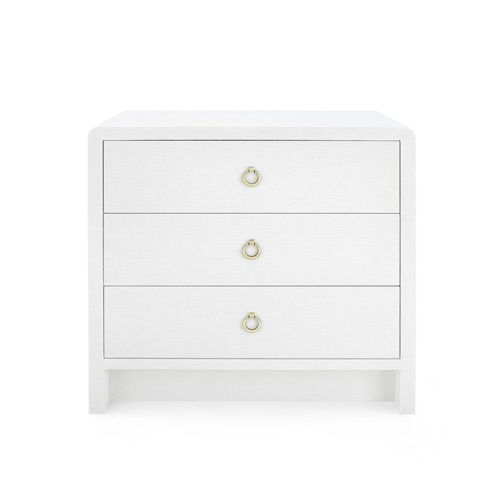 Bryant Linen 3-Drawer Side Table