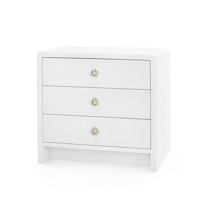 Bryant Linen 3-Drawer Side Table