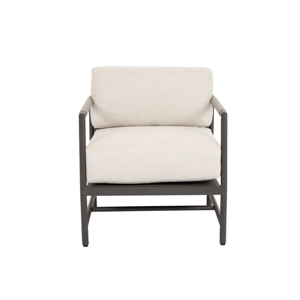 Outdoor Lounge Chairs Pietra Club Chair in Echo Ash, No Welt