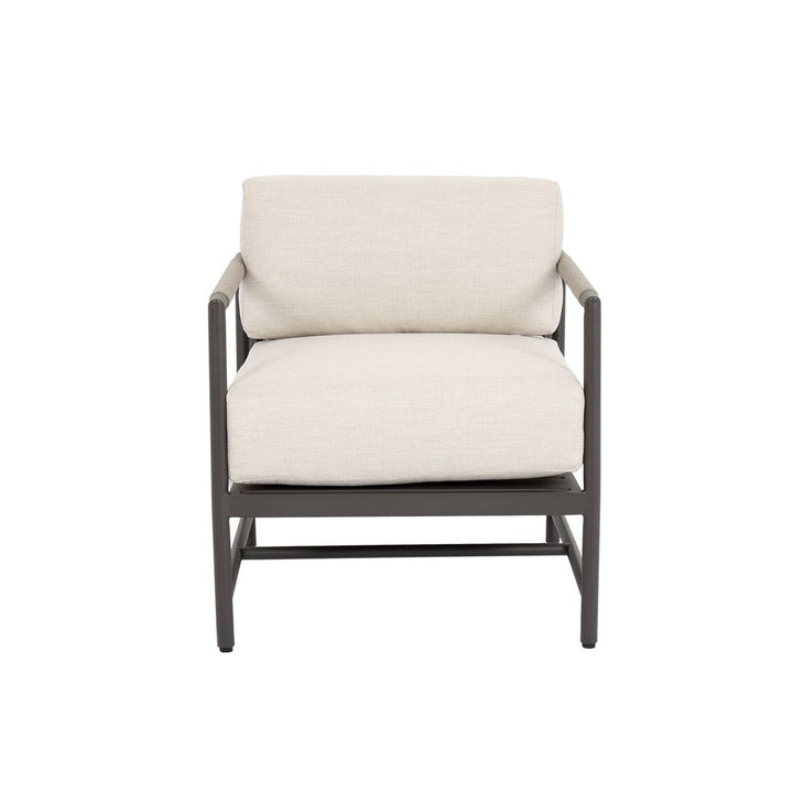 Outdoor Lounge Chairs Pietra Club Chair in Echo Ash, No Welt