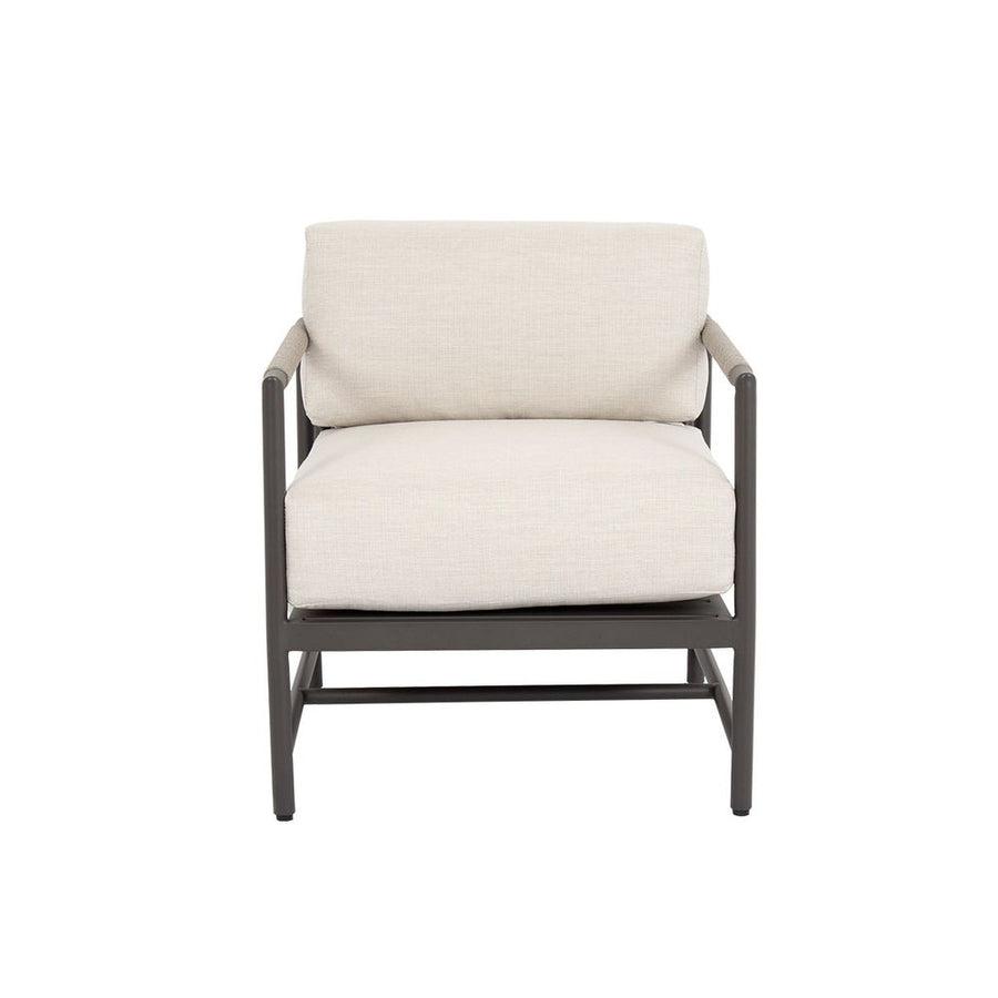 Outdoor Lounge Chairs Pietra Club Chair in Echo Ash, No Welt