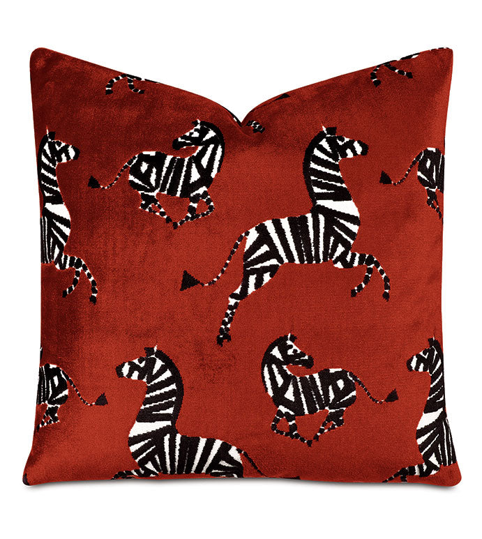 Tender Zebra Decorative Pillow-Eastern Accents-EASTACC-BTQ-294-PillowsCherry-3-France and Son
