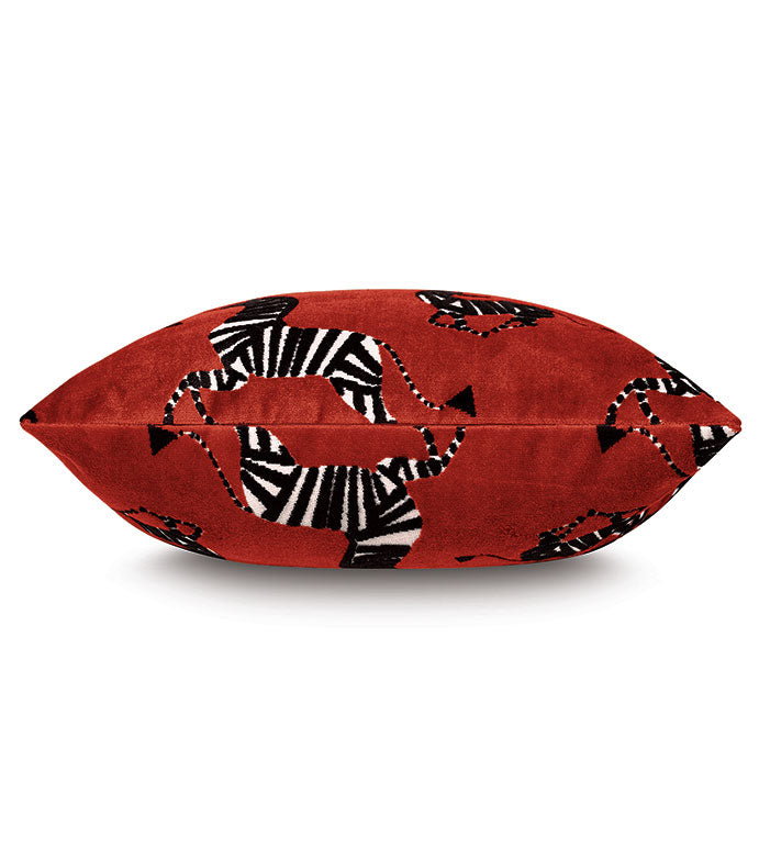 Tender Zebra Decorative Pillow-Eastern Accents-EASTACC-BTQ-293-PillowsSage-4-France and Son