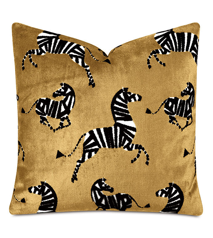 Tender Zebra Decorative Pillow-Eastern Accents-EASTACC-BTQ-296-PillowsHoney-7-France and Son