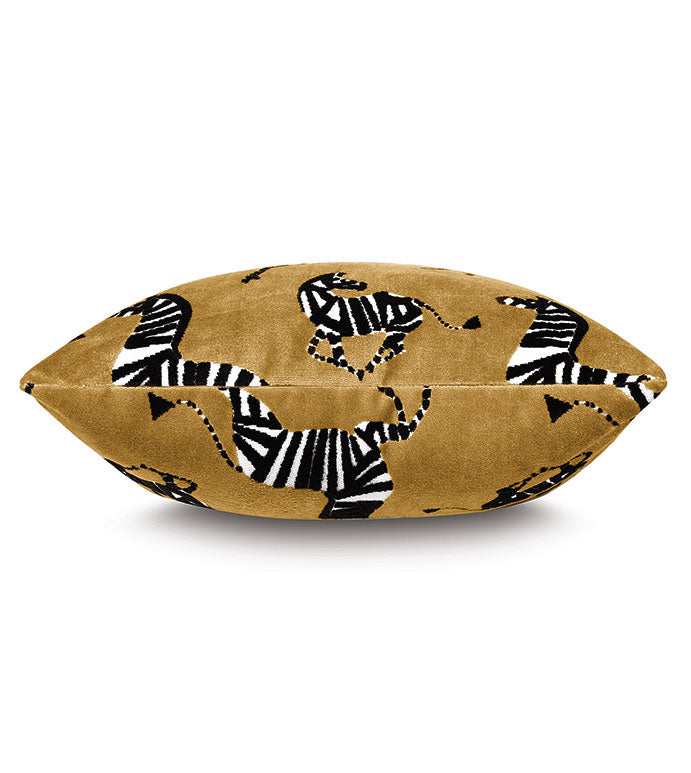 Tender Zebra Decorative Pillow-Eastern Accents-EASTACC-BTQ-293-PillowsSage-8-France and Son
