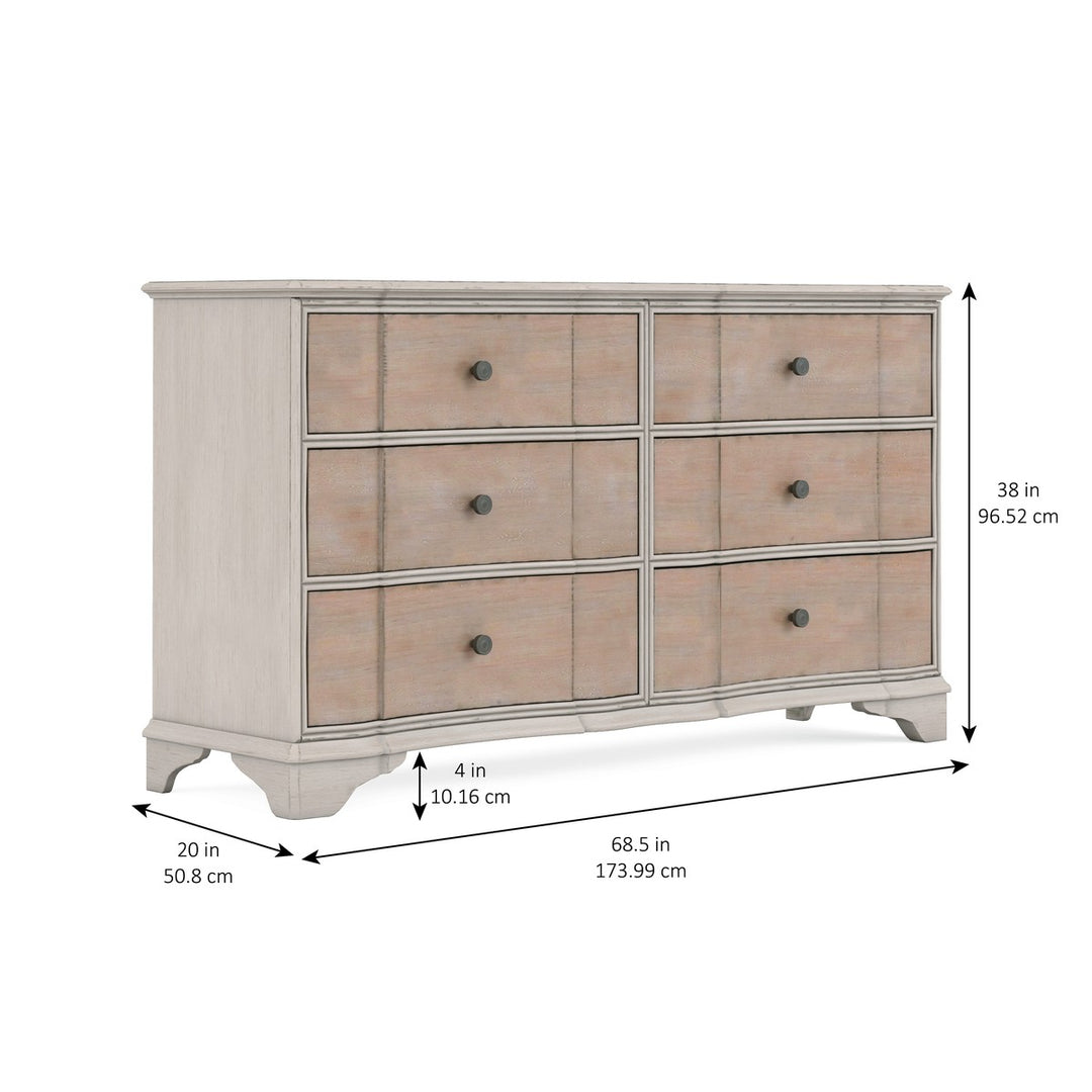 Alcove Dresser - Brown, White