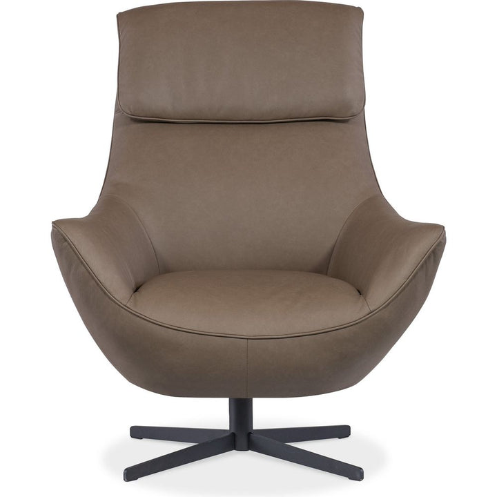 Lounge Chairs Hughes Swivel Chair - Brown