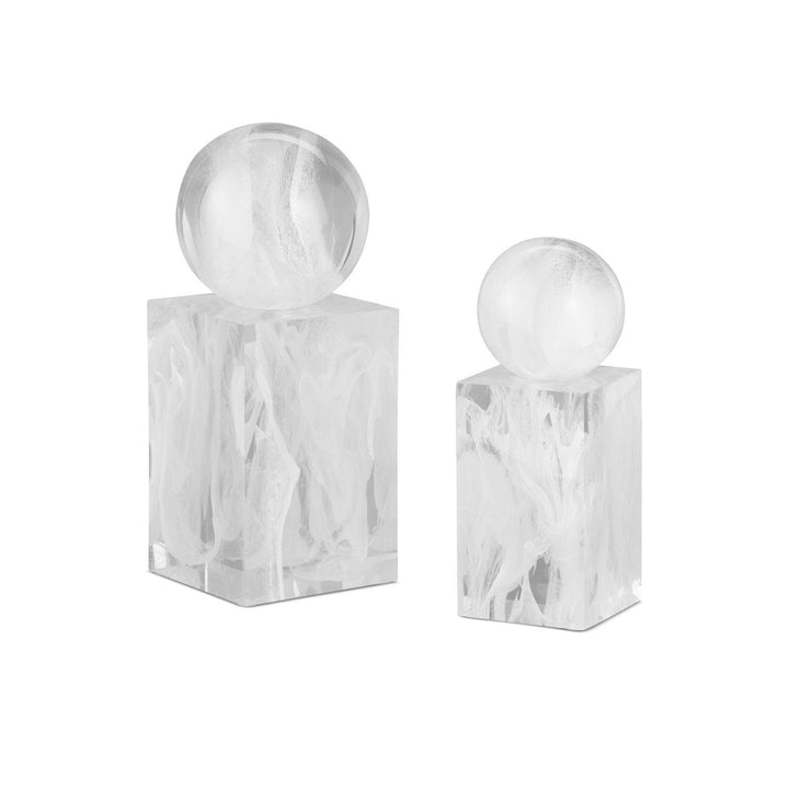 Nova White Objects Set of 2