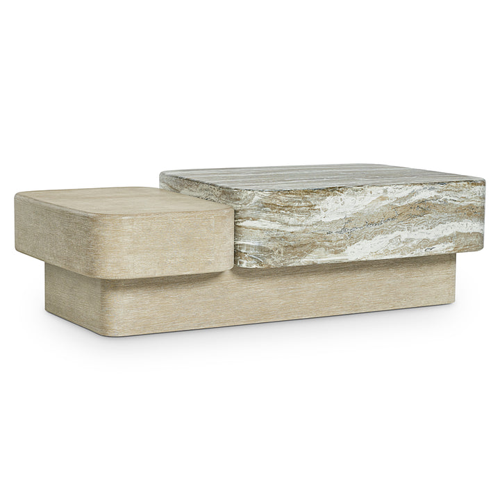 Arcadia Faux Stone Cocktail Table