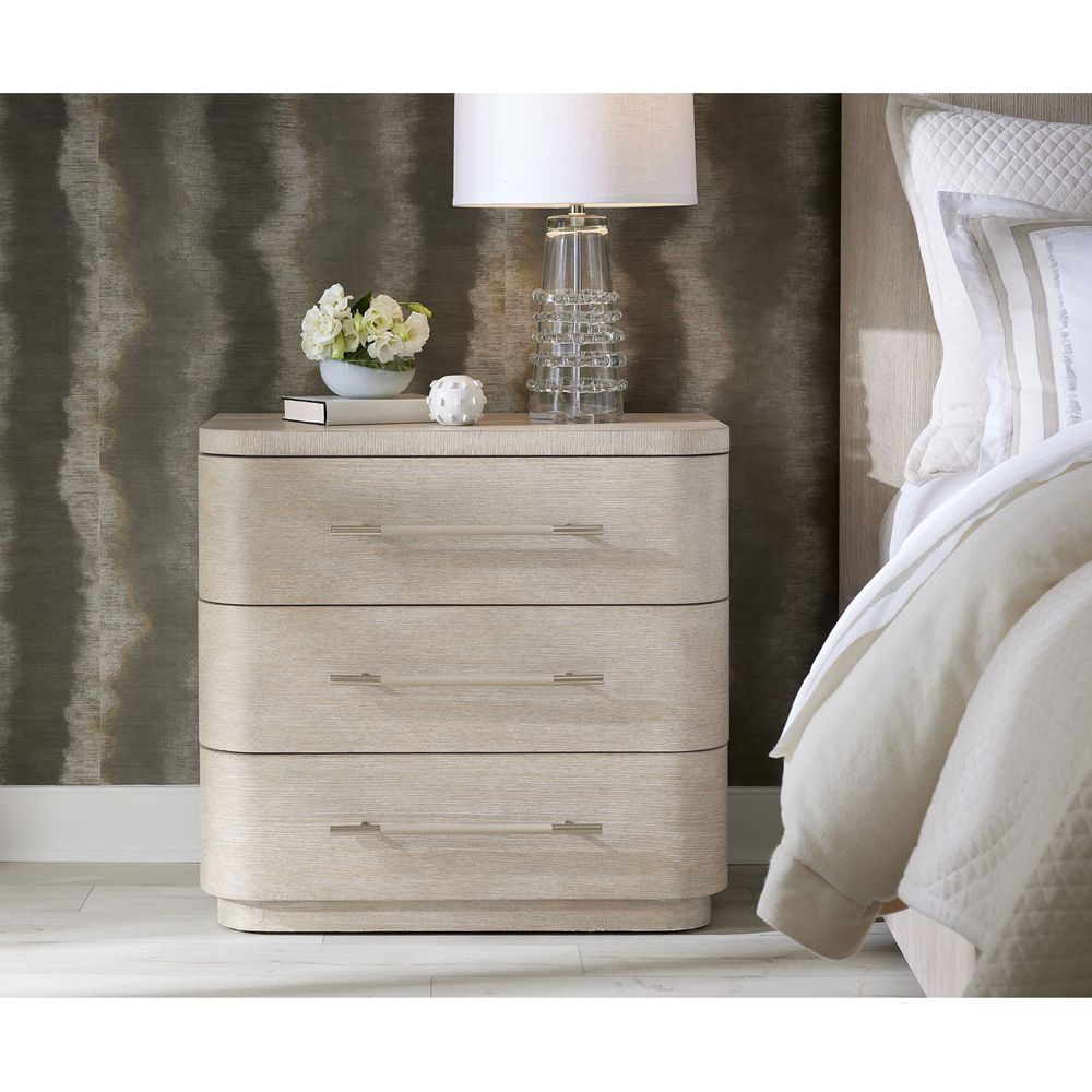Nightstands Modern Mood Three Drawer Nightstand - Light Wood