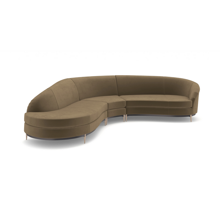 Three'S Company Chaise 3Pc Sectional - image 2