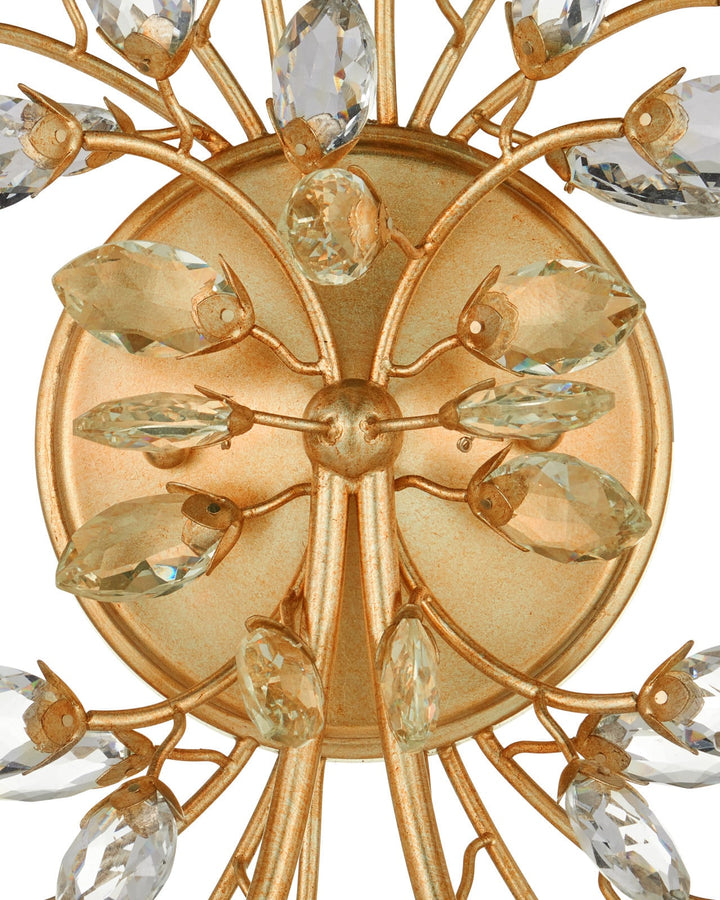 Wall Lighting Forget-Me-Not Gold Wall Sconce